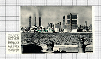 C5061) UN Secretariat Building United Nations New York USA - c.1950 Clip