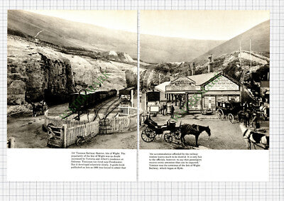 8978) Ventnor Railway Station Isle Of Wight - 2-Part Cutting