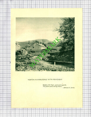 Horton-In-Ribblesdale / York  - c.1930s Book Print