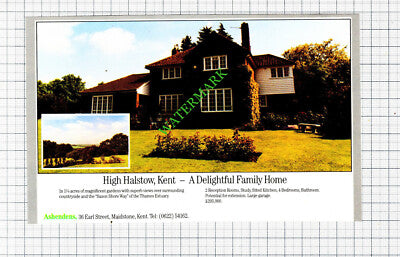 High Halstow Kent House Sale Advert - 1988 Cutting