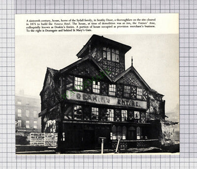 C6162) Manchester Deakins Entire Smithy Door Sydall Victoria Hotel - Cutting