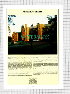 (7552) Abbey House Hotel Barrow In Furness  - c.1990s Cutting