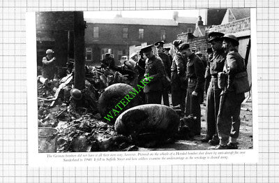 Suffolk Street Sunderland World War Two / Huntingdon Gdns Humbledon - Cutting