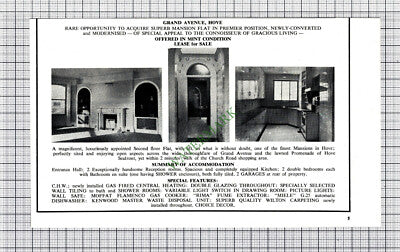 C888) Grand Avenue Hove House Advert - 1967 Cutting