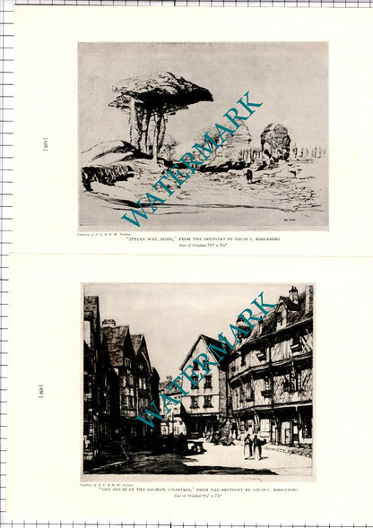 Louis Conrad Rosenburg Artist Portland Oregon - 1926 Article / Print