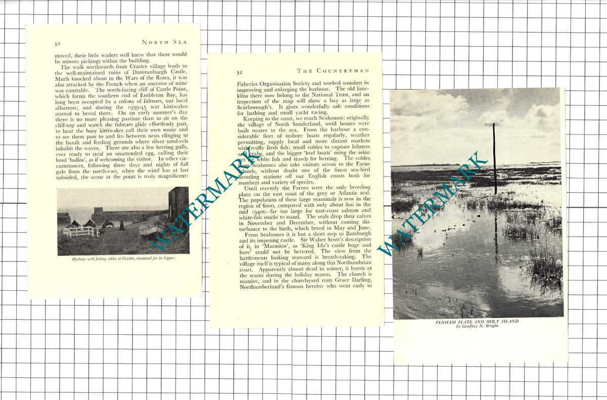Sir John Craster Tower Northumberland - 1969 Article