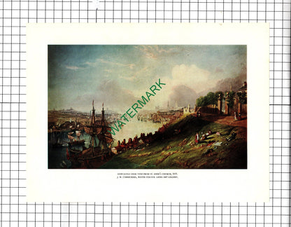 The Side Newcastle Upon Tyne  T M Richardson J W Carmichael - 1969 Print / Clip
