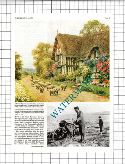 A R Quinton Artist - 1986 Article