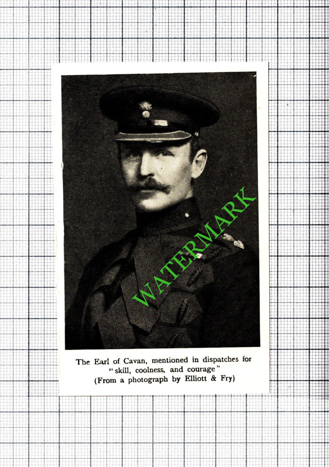 The Earl Of Cavan WW1 Great War- c.1920 Small Cutting
