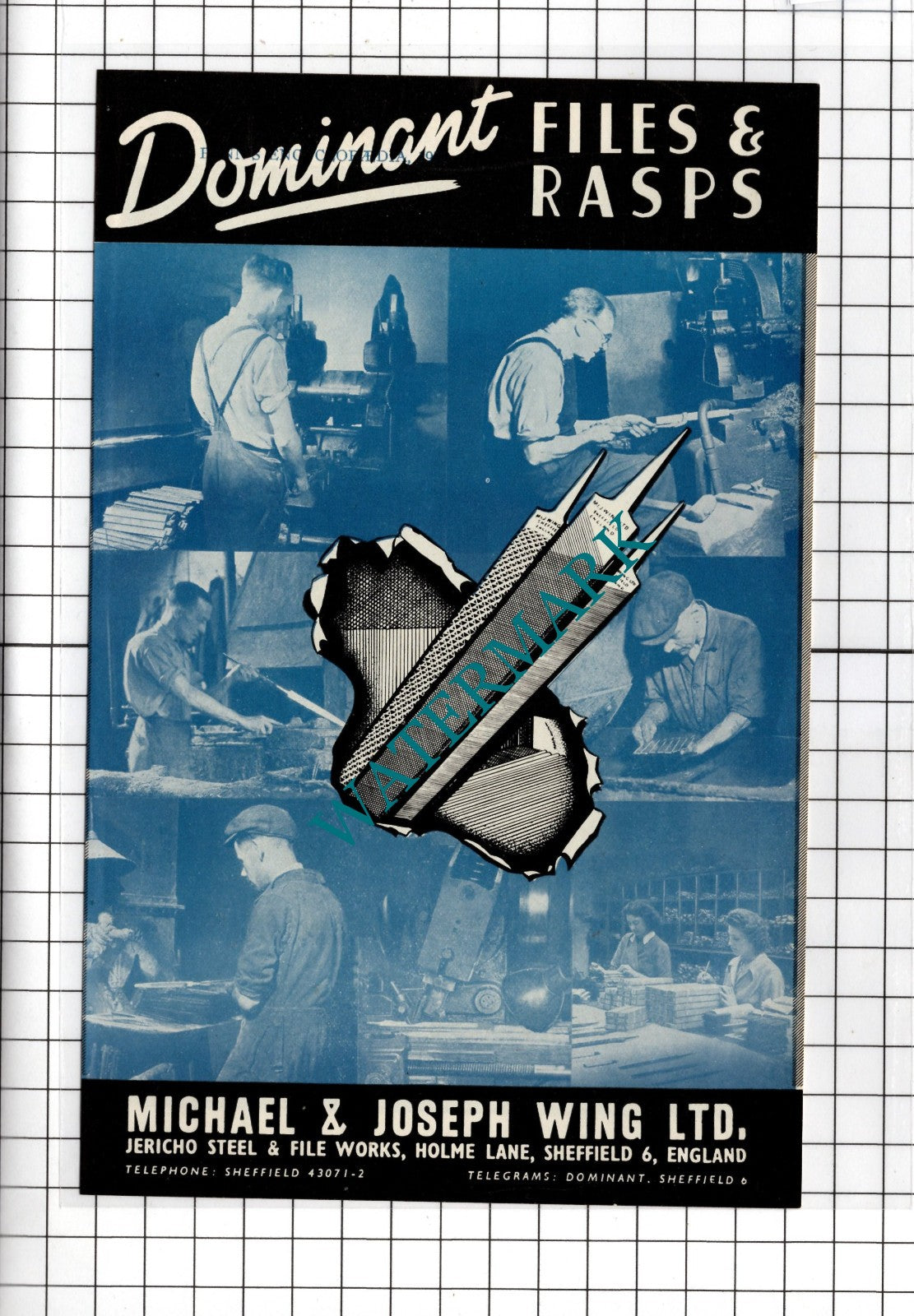 Michael & Joseph Wing Ltd Sheffield / Easterbrook Allcard & Co Ltd - 1954 Advert