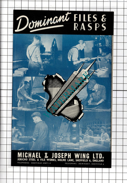 Michael & Joseph Wing Ltd Sheffield / Easterbrook Allcard & Co Ltd - 1954 Advert