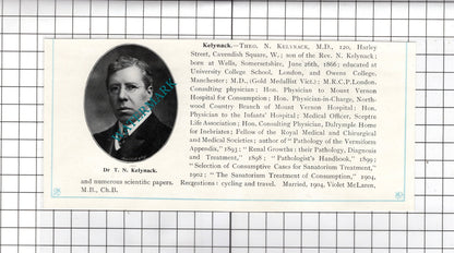 Dr Theo Kelynack Wells Somerset / Henry Edward Juler Suffolk -  c.1910 Cutting