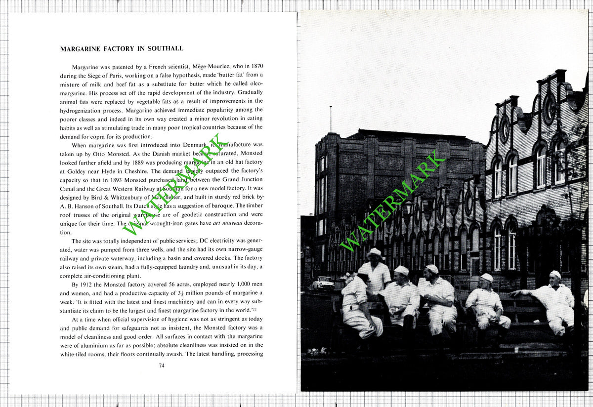 Southall Margarine Factory -  Two-Part Cutting  1967