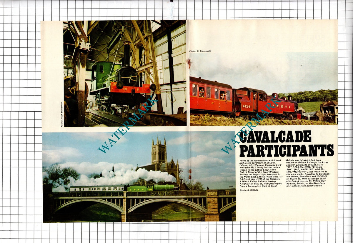 Shildon Durham Railway Cavalcade  - 1975 Article