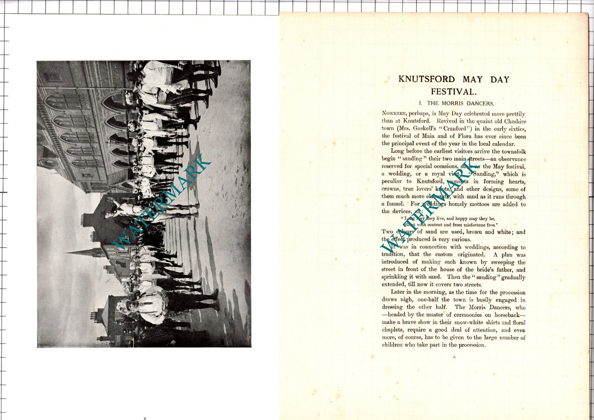 Knutsford Cheshire May Day Festival  - c.1904 Article / Print