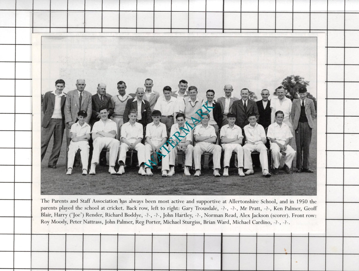 Allertonshire School Northallerton Trousdale  Cardino Boddye - Small Cutting