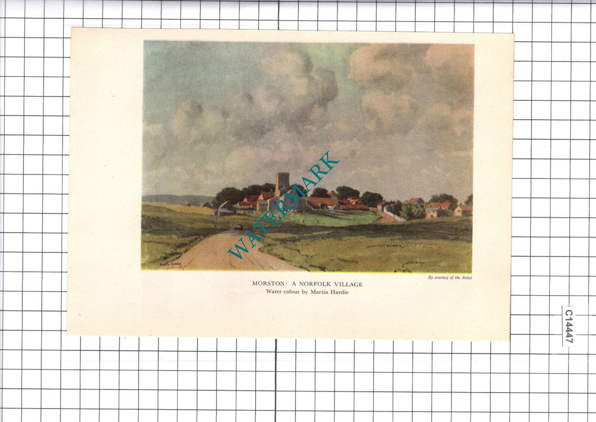 Morston Norfolk Martin Hardie - c.1945 Clipping / Print