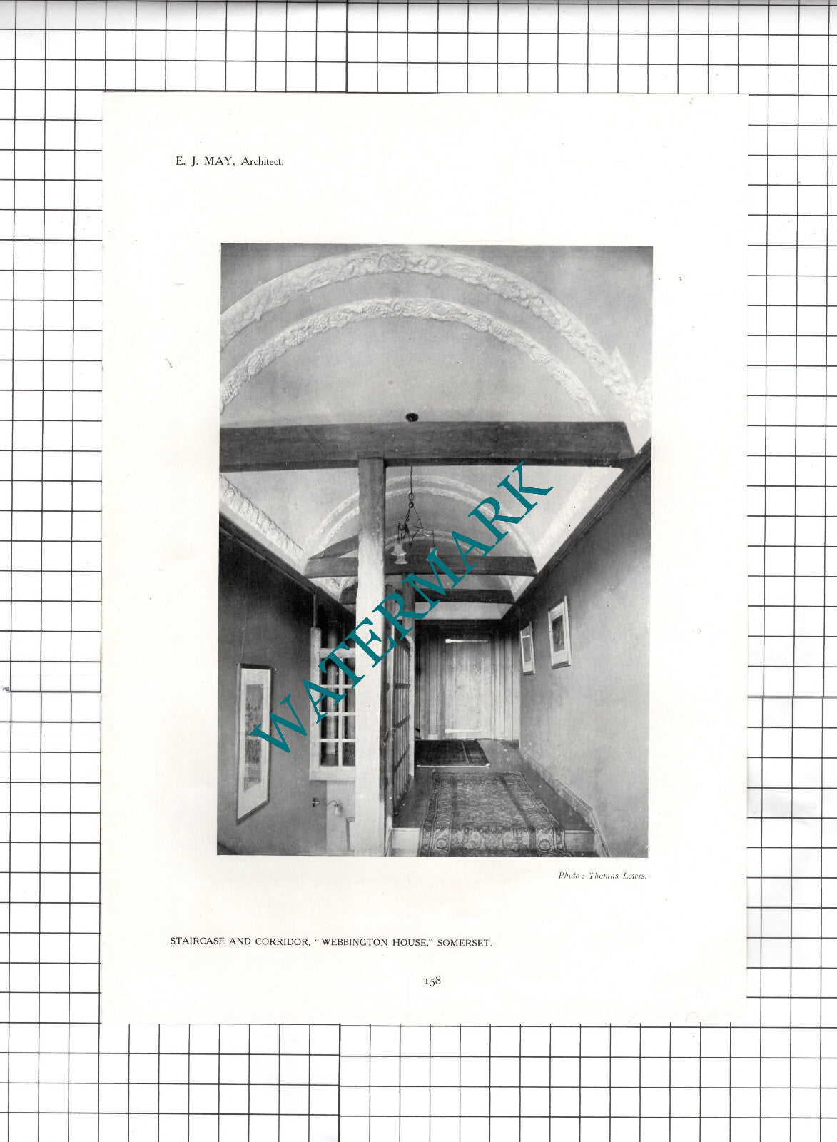 Webbington House Somerset E J May Architect  -1911 Article / Print