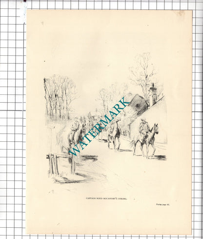 Captain Boyd Rochfort's String / Fair Glint Horse -  1945 Clipping / Print