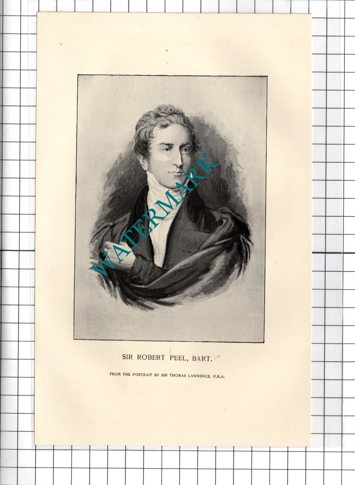 Sir Robert Peel  - 1898 Small Print