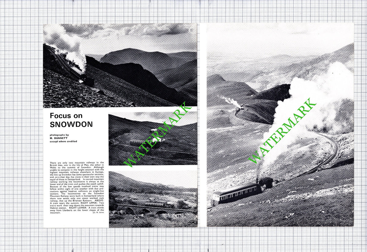 Snowdon Railway - 1966 Article