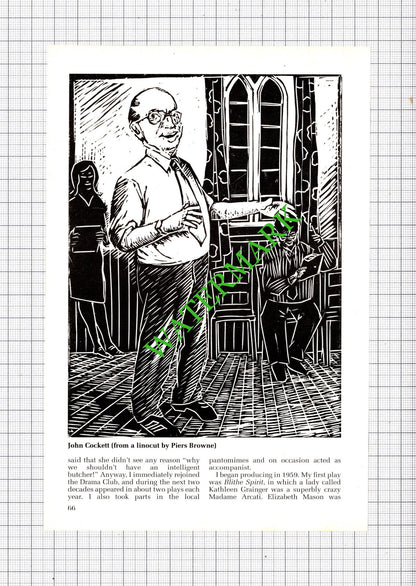 John Cockett Hawes North Yorkshire - 1992 Article