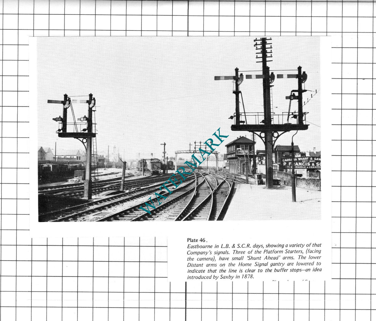 Eastbourne Sussex Railway Station  - 1970's Clipping / Print