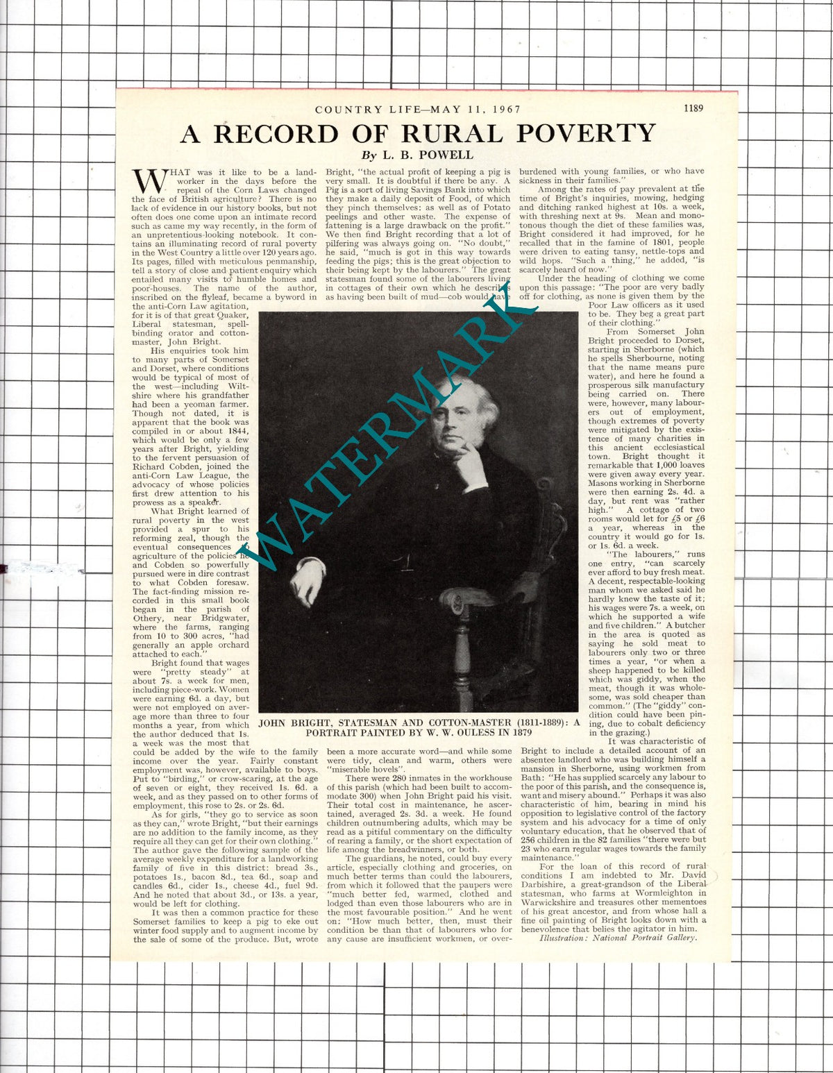 George Frideric Handel Composer Stewart Deas - 1967 Article