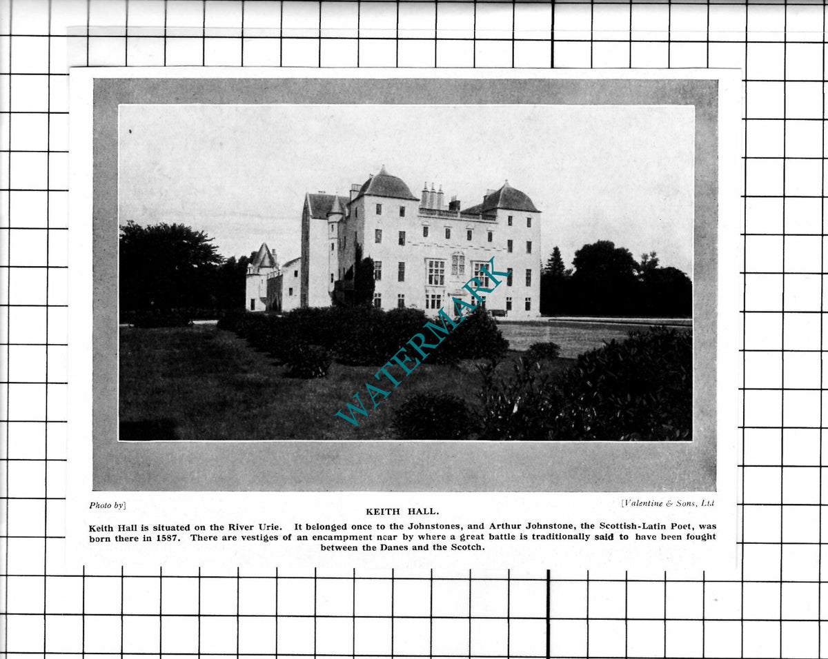 Keith Hall  - c.1930's SMALL Clipping / Print