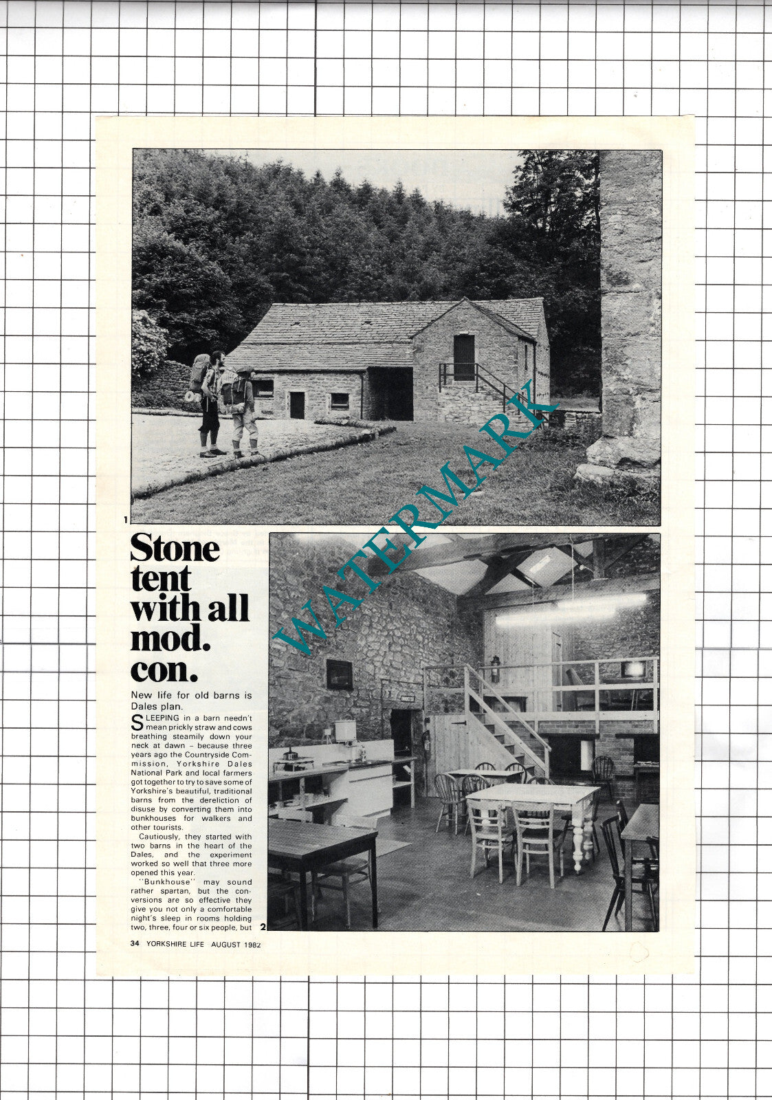 Barden Tower Barn Yorkshire  Mark Thompson - 1982 Article