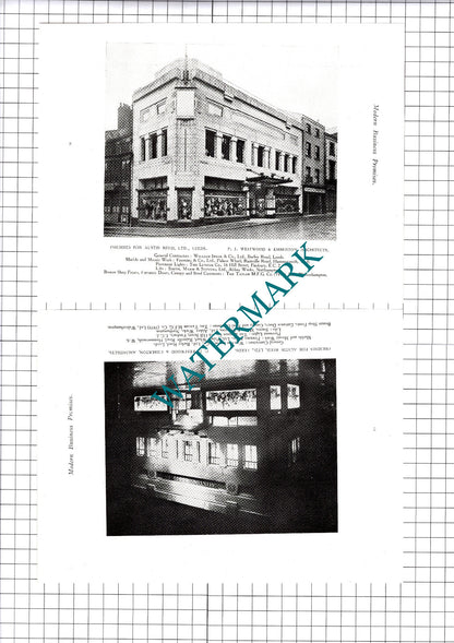 Austin Reed Ltd Leeds Westwood and Emberton Architects - 1923 Book Prints