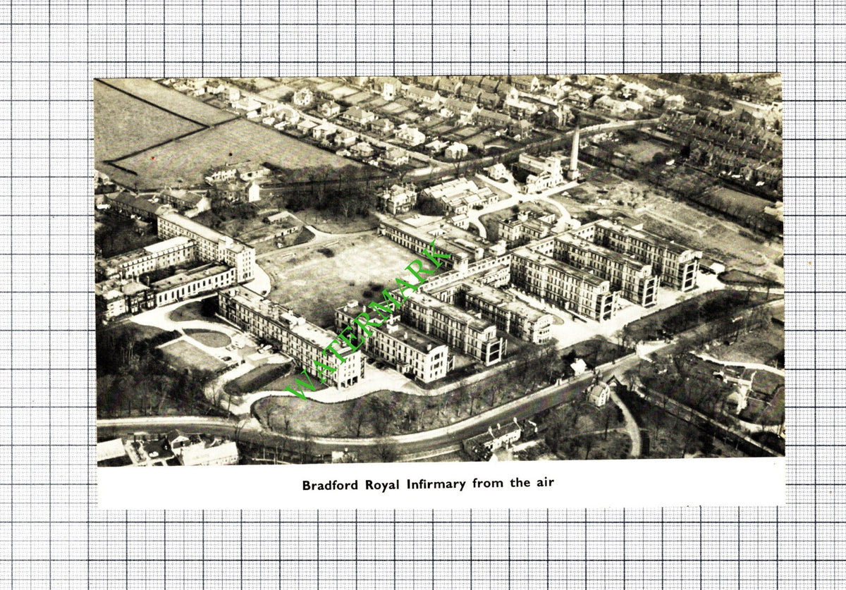 Royal Infirmary Bradford Yorkshire  - 1957 Cutting