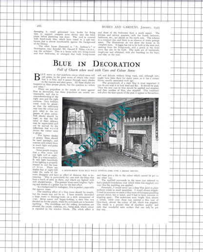Bredon Willingdon Sussex John D Clarke St Anthony's Storrington   - 1925 Article