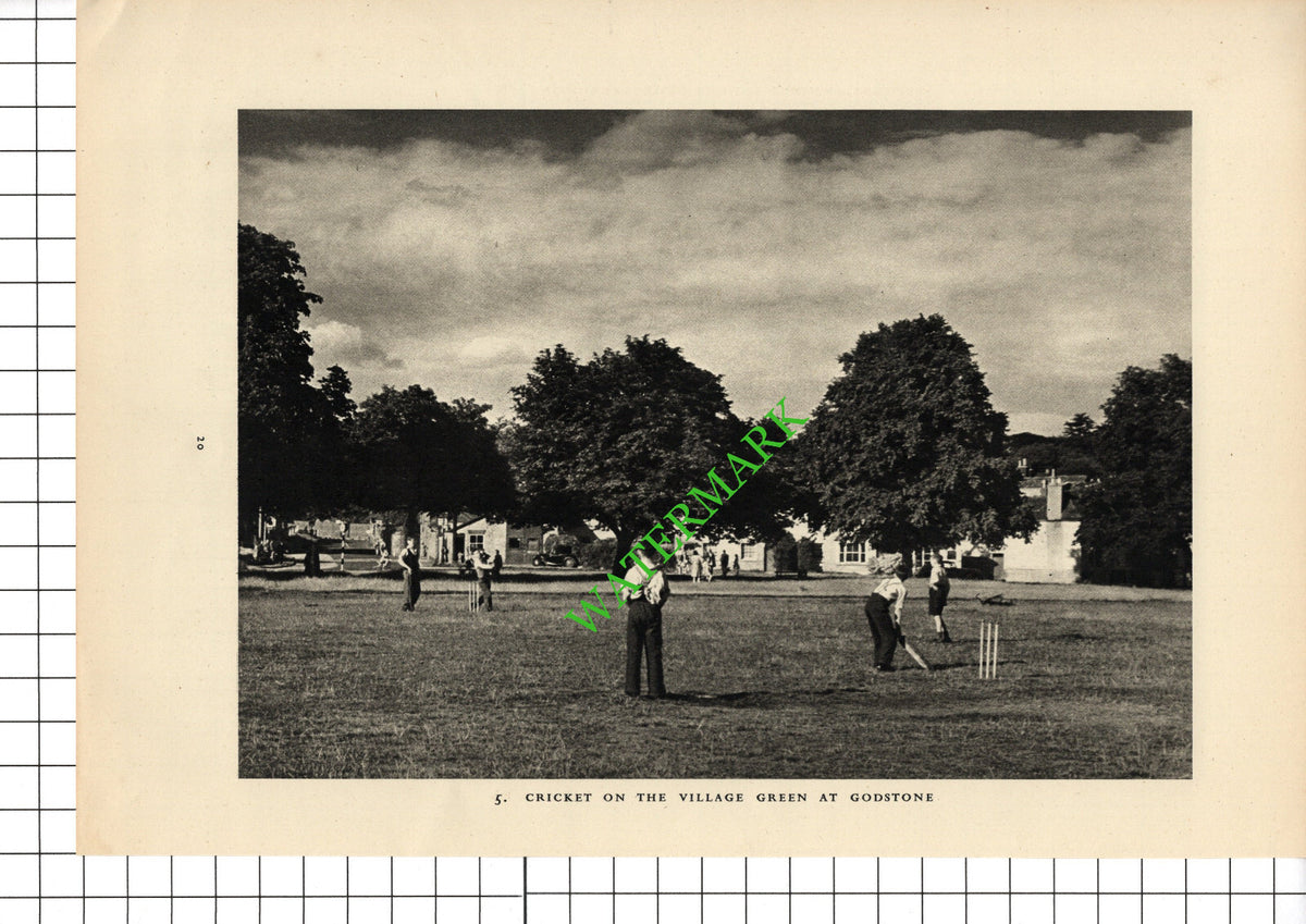 Lingfield Surrey / Godstone Surrey   - 1949 Book Print