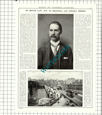 Mr Andrew Bonar Law / Mr John George Alexander Baird MP  - 1904 Article