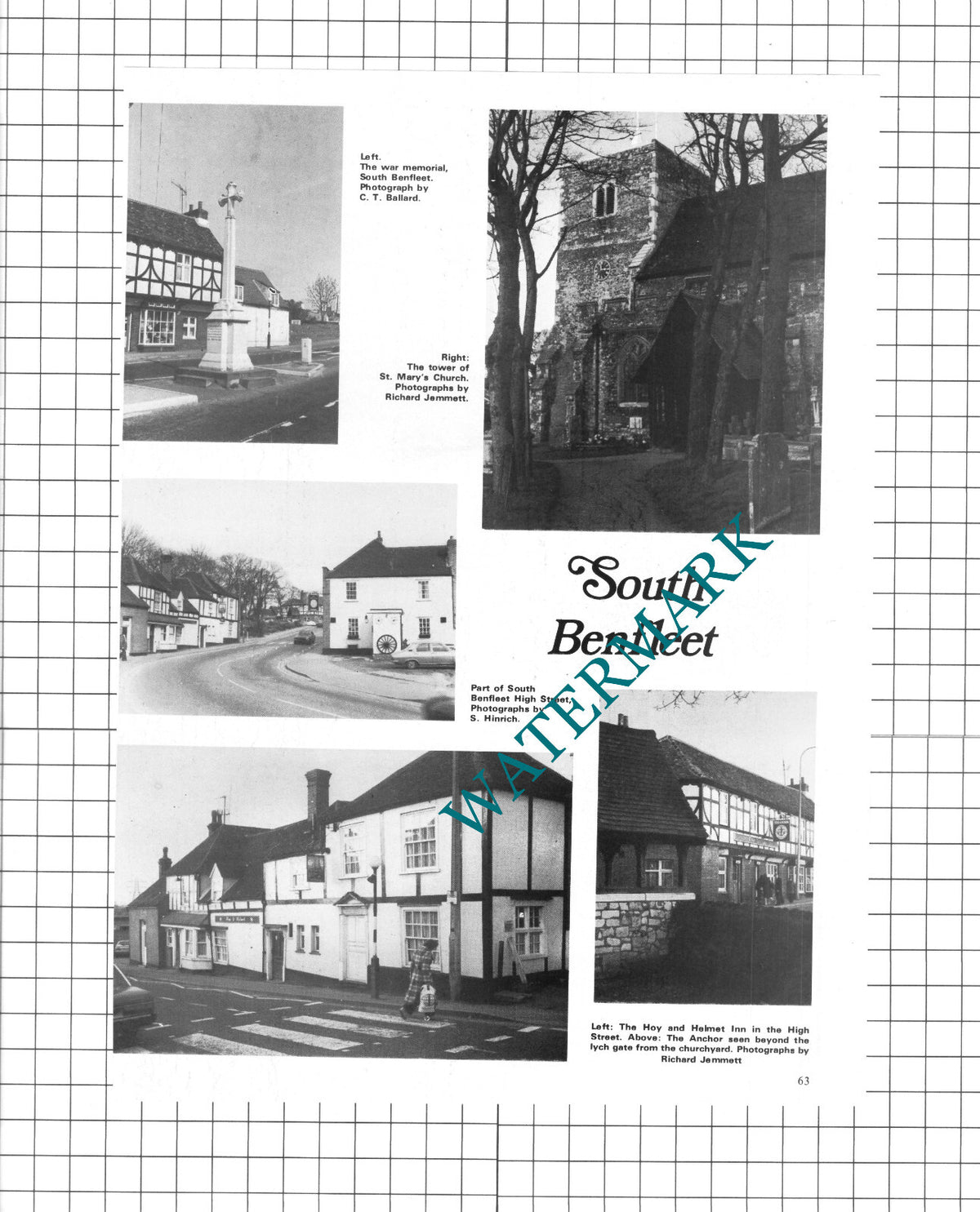 South Benfleet Essex - 1978 Clipping/ Print
