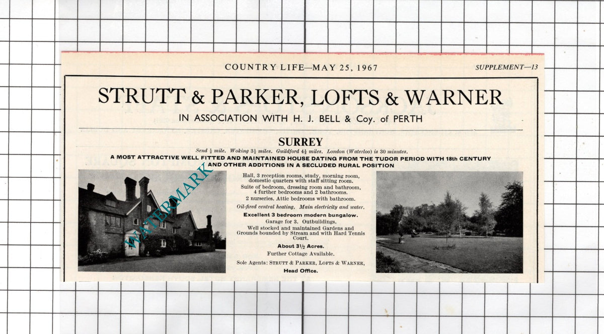Send Surrey - 1967 Small House Advert