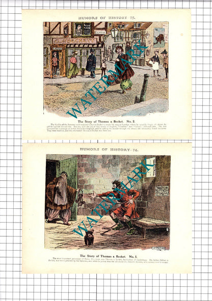 Thomas a Becket   - c.1921 Book Prints