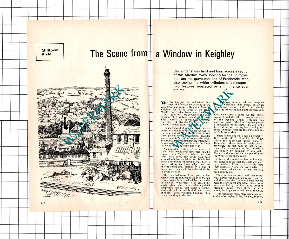 Keighley Yorkshire  - 1978 Article / Print