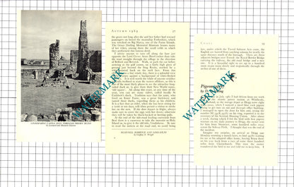 Sir John Craster Tower Northumberland - 1969 Article