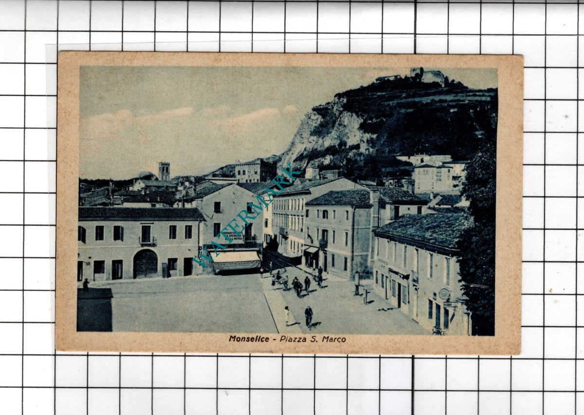 Monselice  Piazza S Maroc Italy   -  POSTCARD