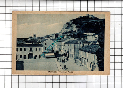 Monselice  Piazza S Maroc Italy   -  POSTCARD