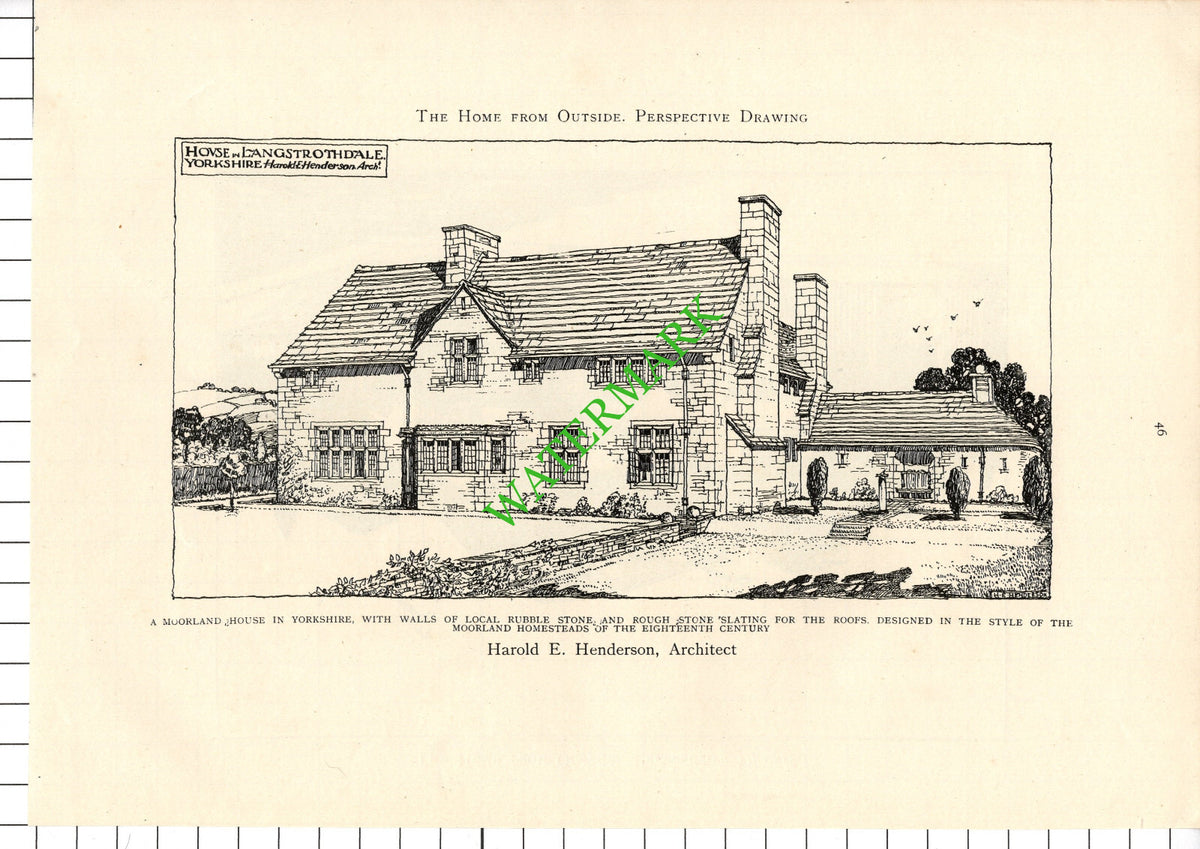 Langstrothdale Yorkshire Henderson South Mymms Hertfordshire R A Briggs -c.1930s