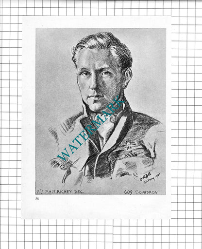 F/Lt P H M Richey / F/Lt H N Tamblyn  WW2 Pilot - 1942 Book Print