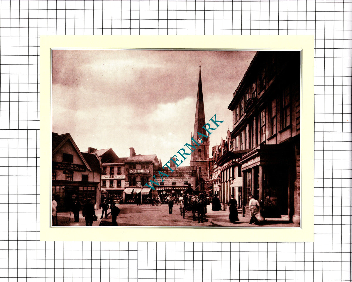 Fore Street Trowbridge Wiltshire  Foster Brothers Knees  -  Print