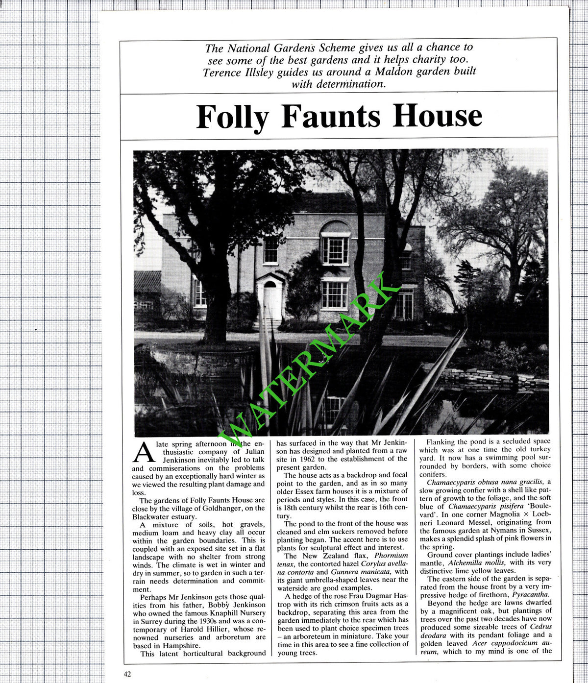 Folly Faunts House Goldhanger Essex Julian Jenkinson  - 1986 Article
