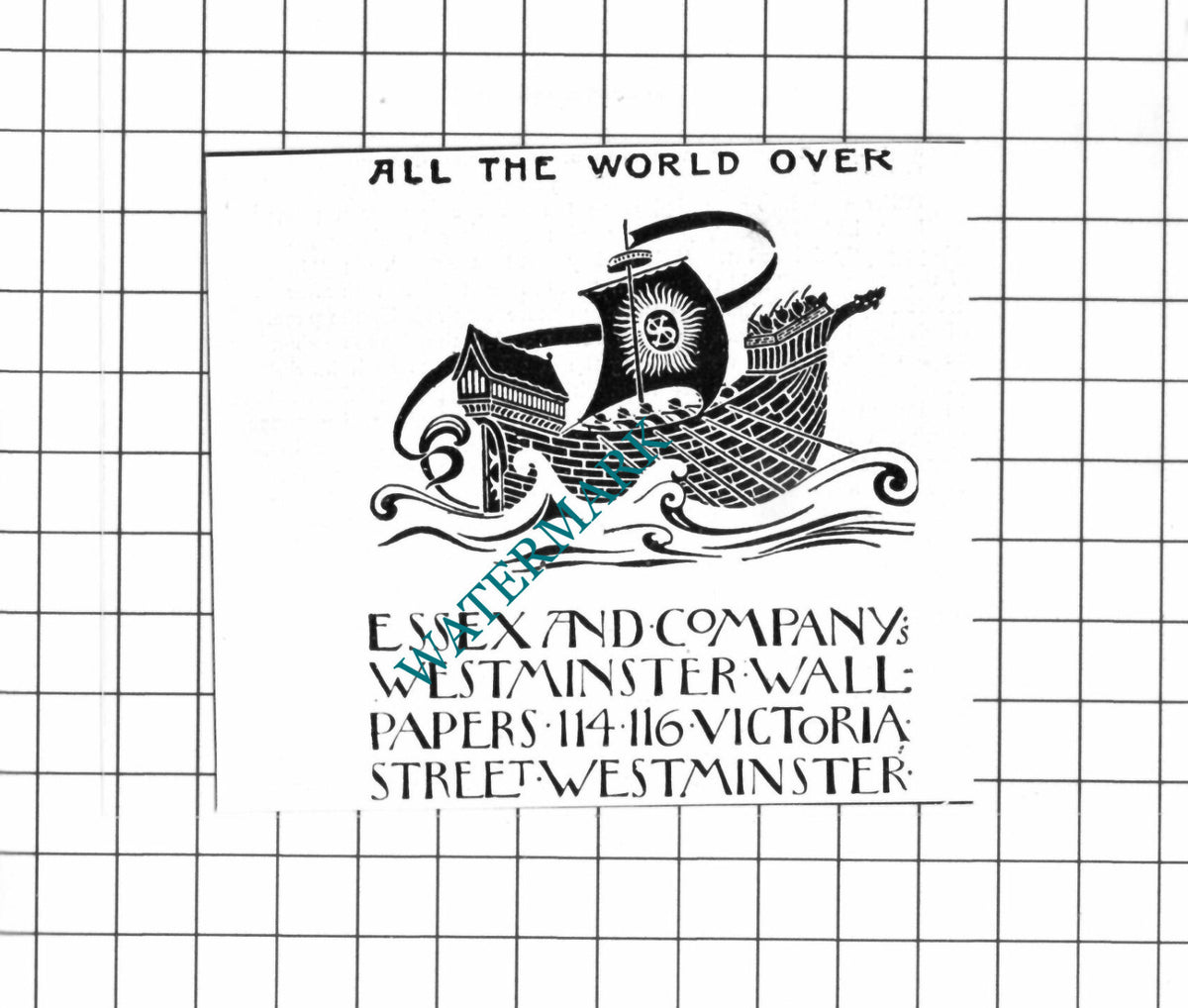 Essex and Company Westminster Wallpapers Small ADVERT - 1903 Clipping