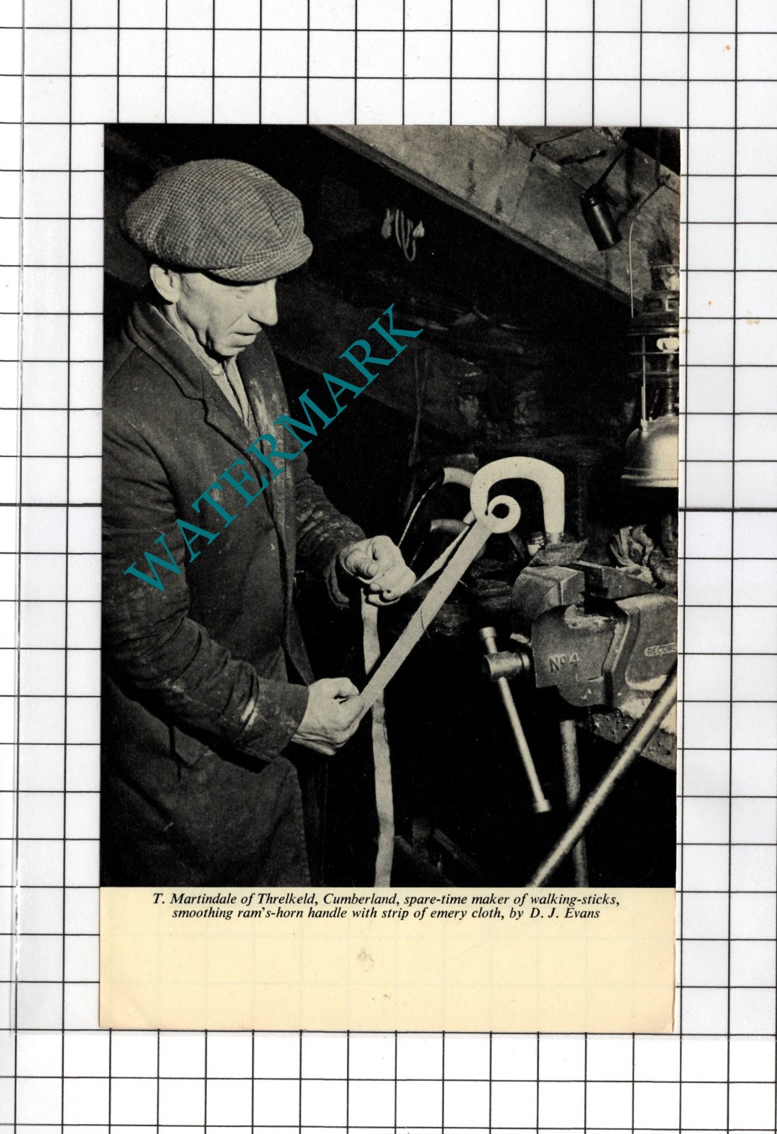 T Martindale Threlkeld Cumberland  - 1967 Small Clipping