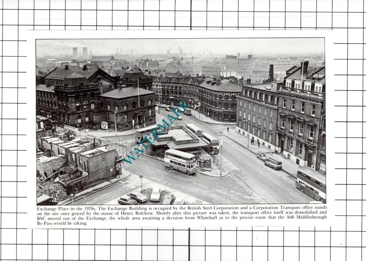 Middlesbrough Exchange Place  - Clipping / Print