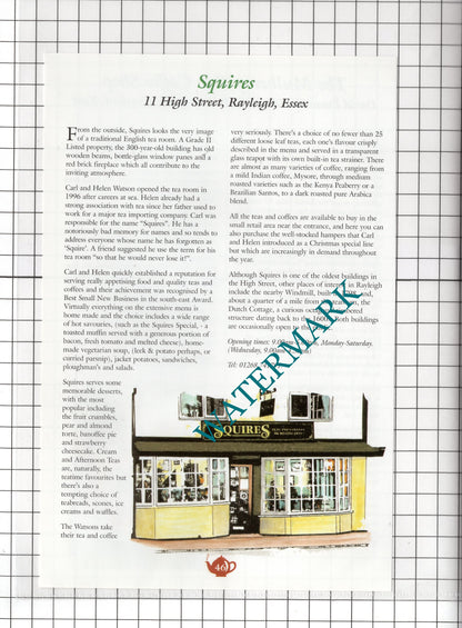 Mulberry Tree David Evans Crayford Kent / Squires Rayleigh Essex - c.2001 Advert